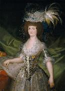 Francisco de Goya Queen of Spain Maria Louisa, nee Bourbon-Parma. Spain oil painting artist